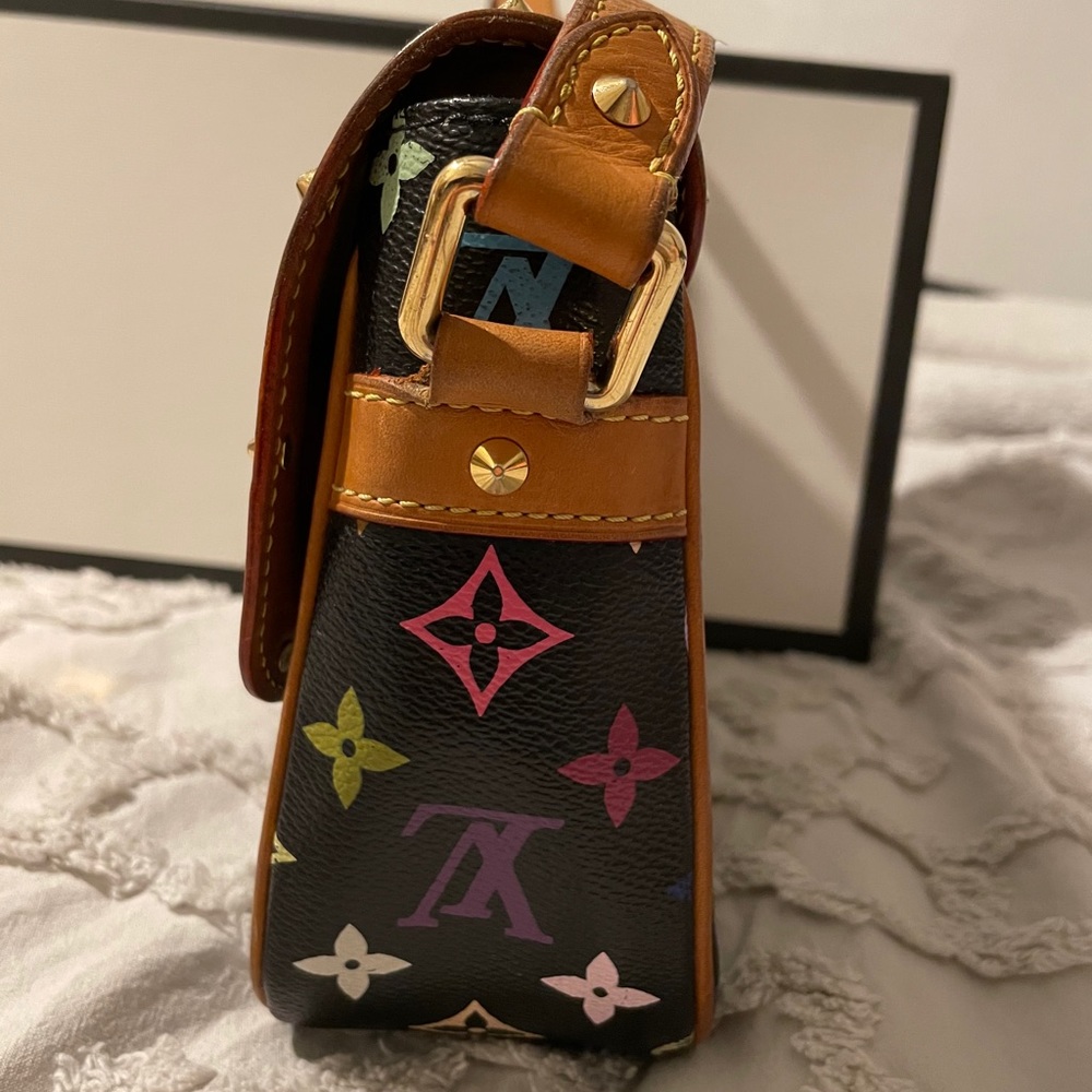 🌈RARE🌈 Louis Vuitton multi color Sologne Bag. - Picture 13 of 16